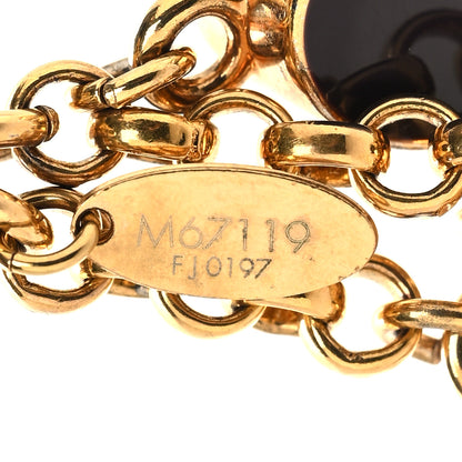 Louis Vuitton Fleur De Monogram Bag Charm Dore 4 of 4