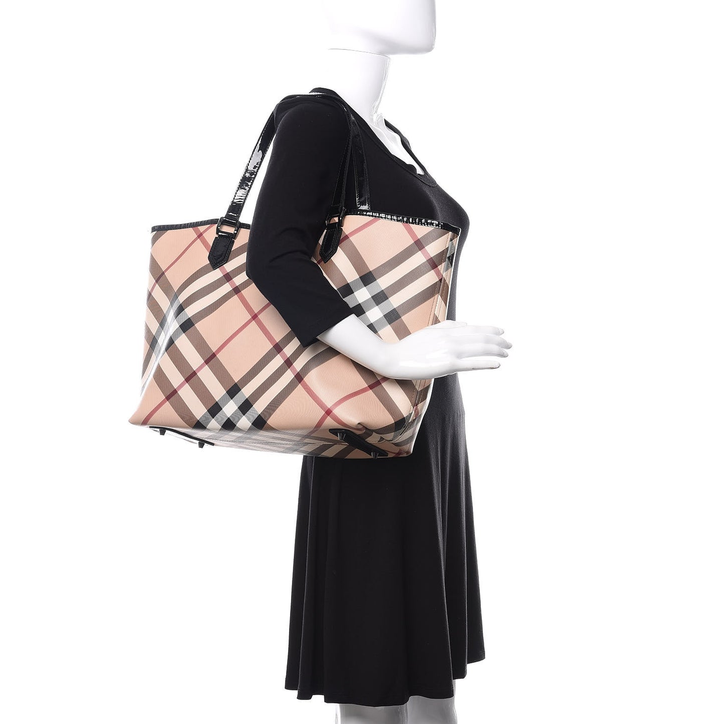 Supernova Check Stanton Tote Black