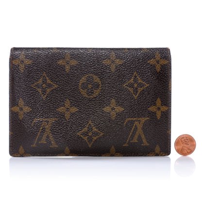 Louis Vuitton Monogram Etui Cartes Visite Business Card Holder 2 of 6