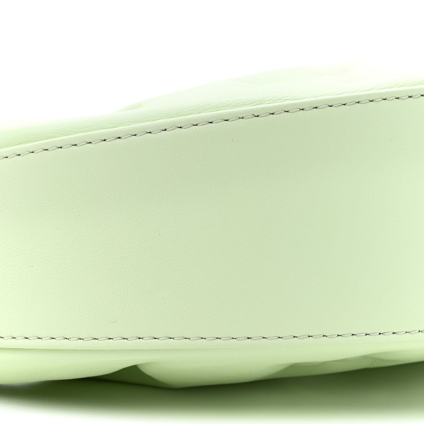 Calfskin Bubblegram Over The Moon Light Green
