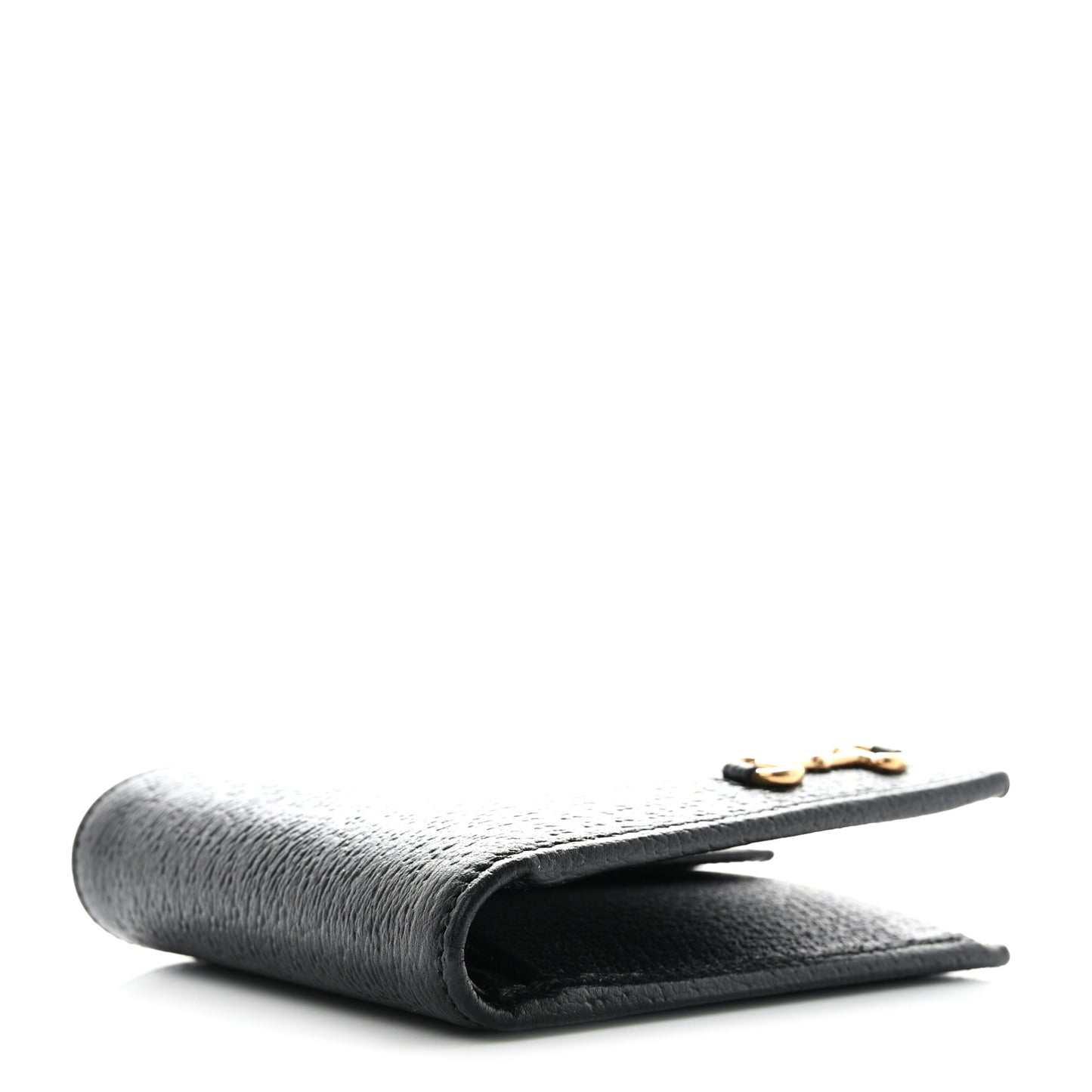 Calfskin Horsebit 1955 Bi-Fold Wallet Black