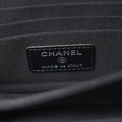 Chanel Lambskin Quilted Mini Trendy CC Wallet On Chain WOC So Black 6 of 11