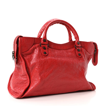 Balenciaga Agneau Classic Hardware City Rouge Tango 3 of 11