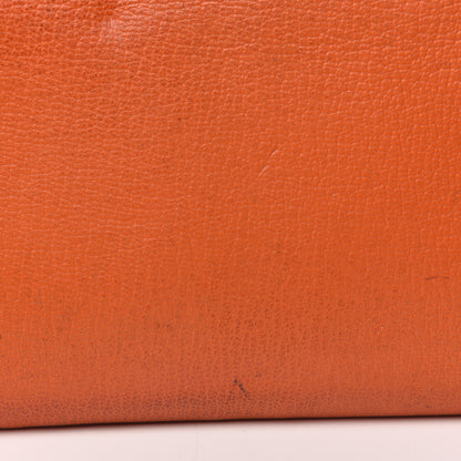 Hermes Chevre Mysore Kelly Longue Wallet Orange 16 of 22
