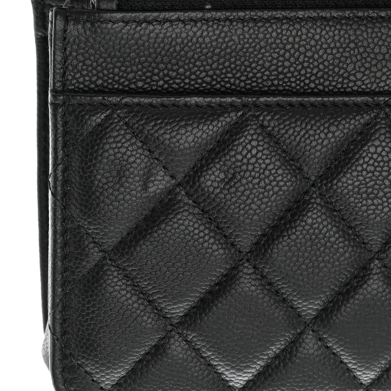 Chanel Caviar Quilted Tiny CC Wallet on Chain WOC Black 12 of 12
