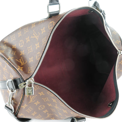 Louis Vuitton Monogram Macassar Keepall Bandouliere 45 5 of 8