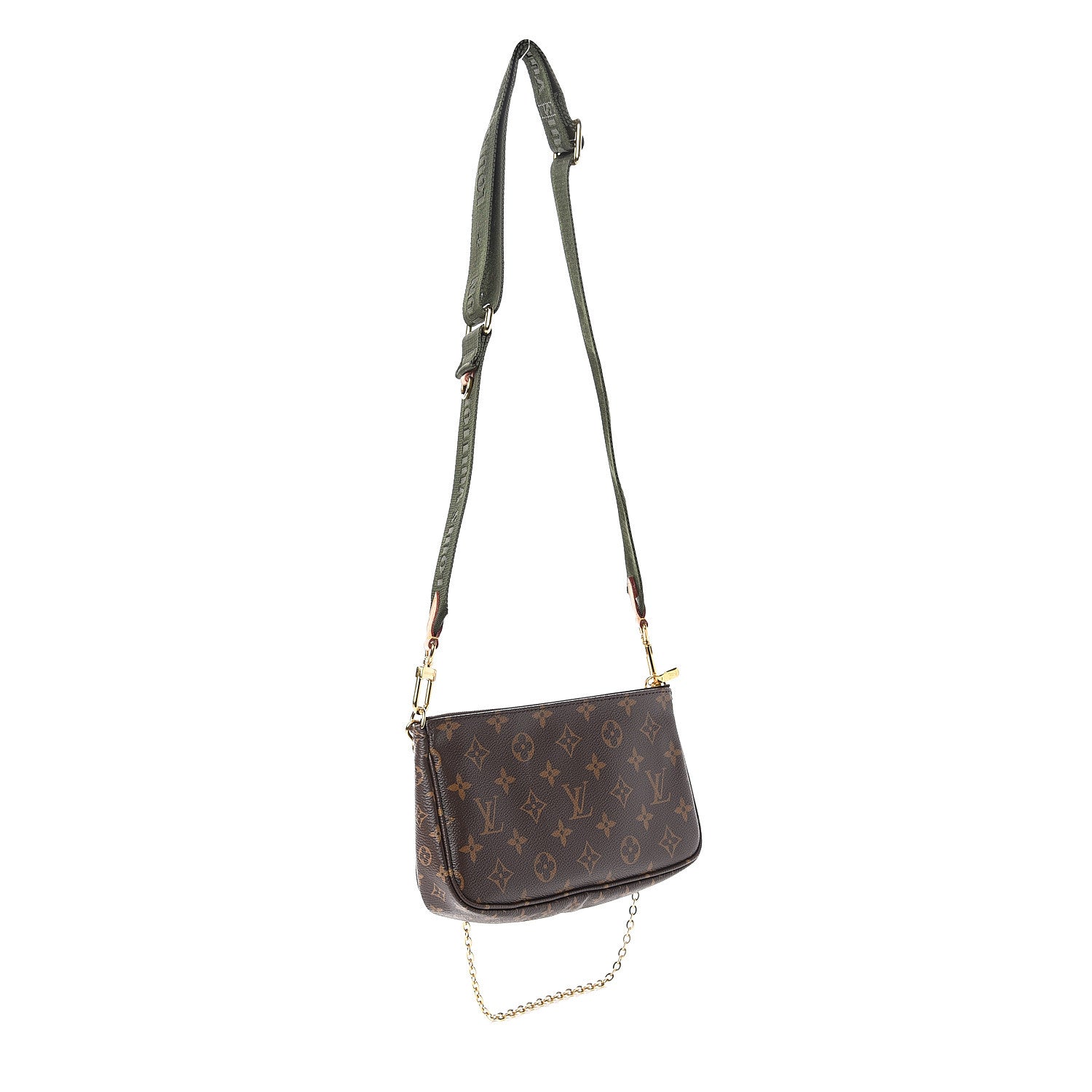 Louis Vuitton Monogram Multi Pochette Accessories Kaki 2 of 9