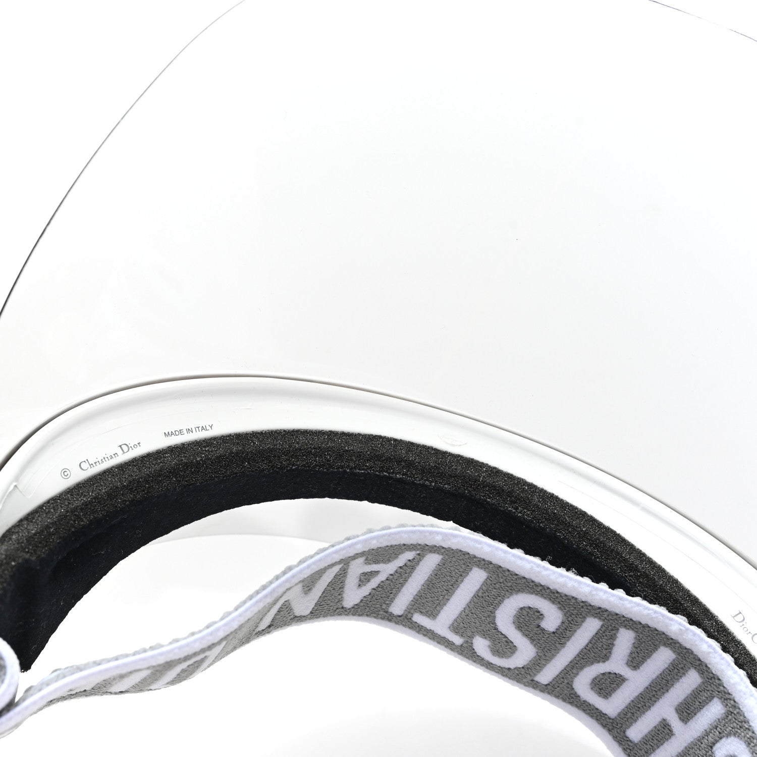 Christian Dior Mirrored DiorClub1 Sun Visor Grey 7 of 9