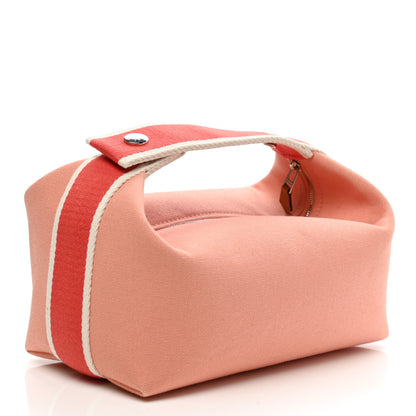 Hermes Canvas Small Bride-A-Brac Pouch Goyave 3 of 7
