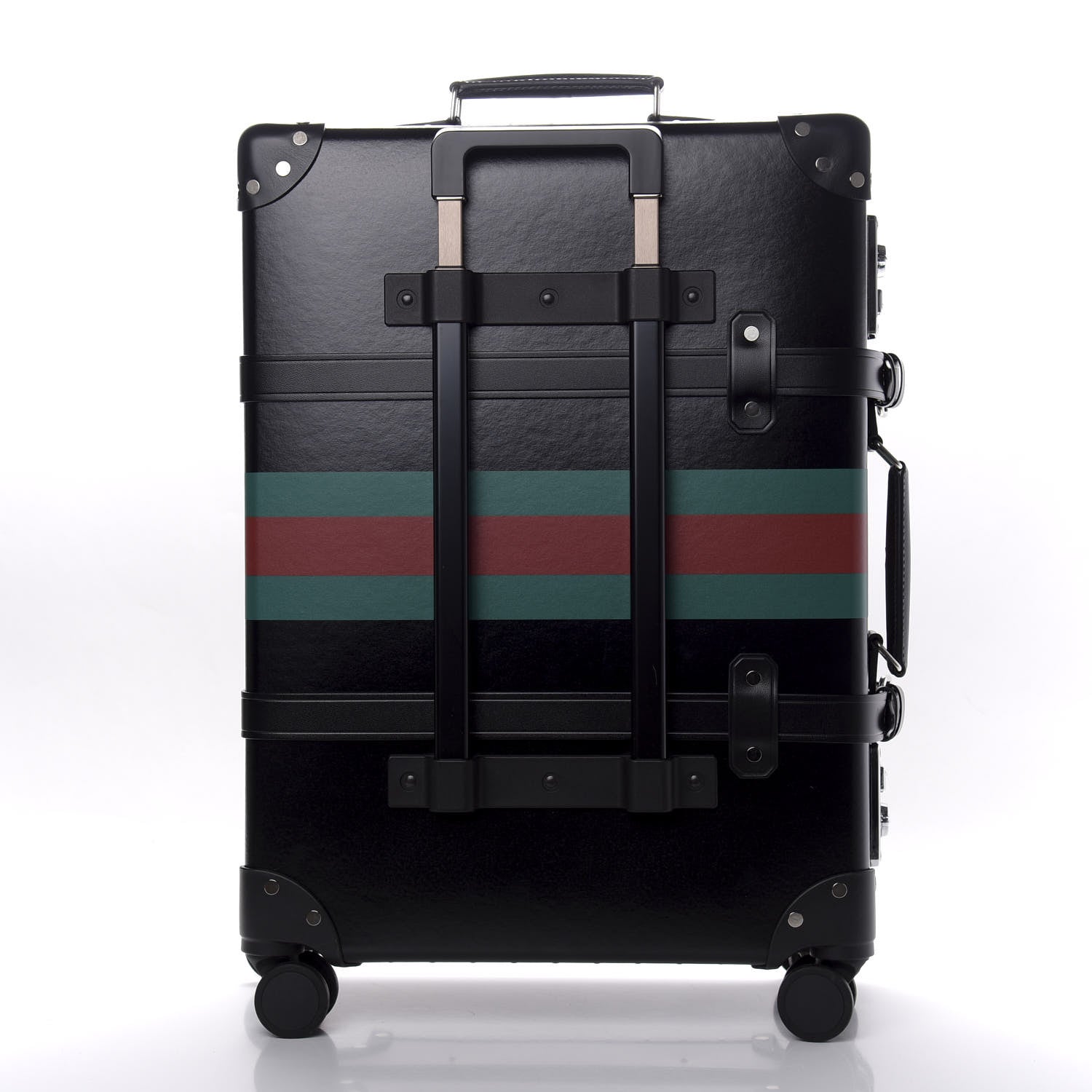 Gucci Calfskin Web Globe-Trotter Carry-On Black 9 of 15