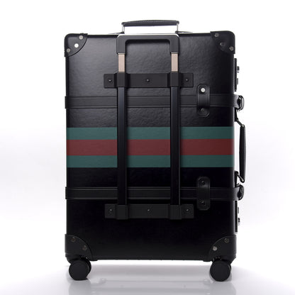 Gucci Calfskin Web Globe-Trotter Carry-On Black 9 of 15