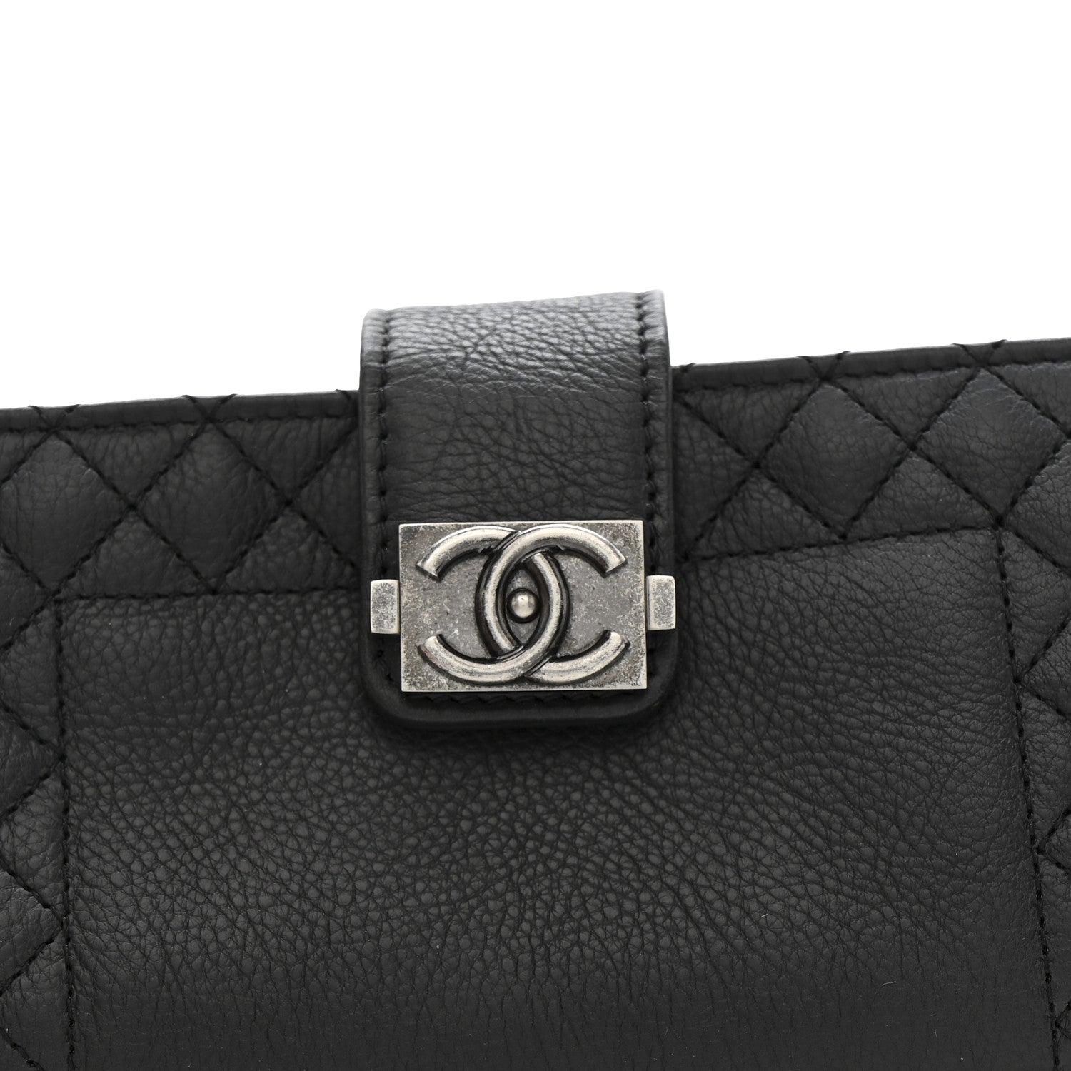 Chanel Calfskin Boy Reverso Mini Pochette Black 9 of 12