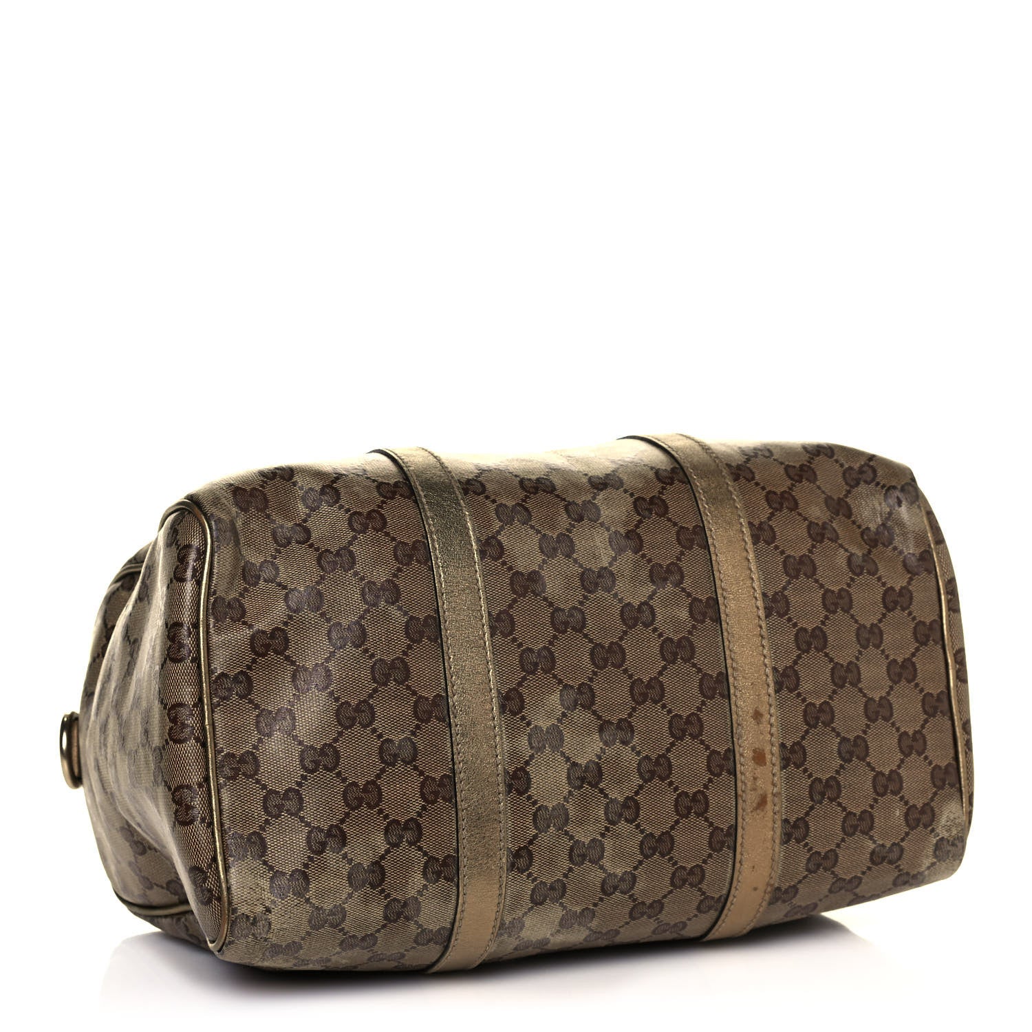 Gucci Crystal Monogram Medium Joy Boston Bronze 4 of 18