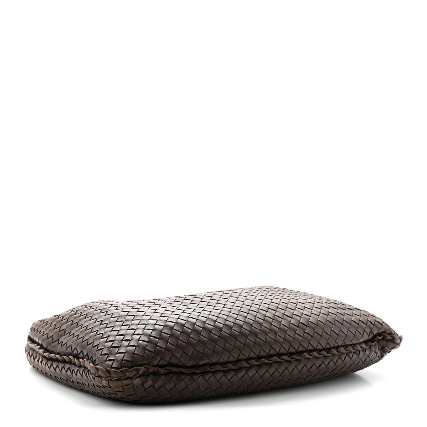 Nappa Intrecciato Medium Veneta Hobo Ebano