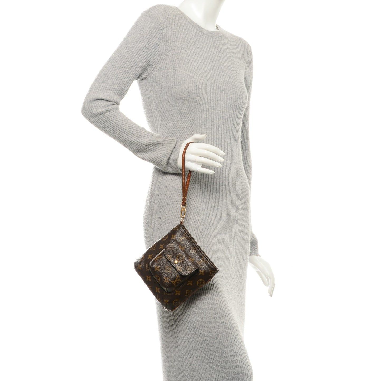 Monogram Partition Wristlet