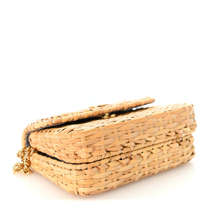 Gucci Glazed Wicker Mini Cestino Shoulder Bag Natural 4 of 10
