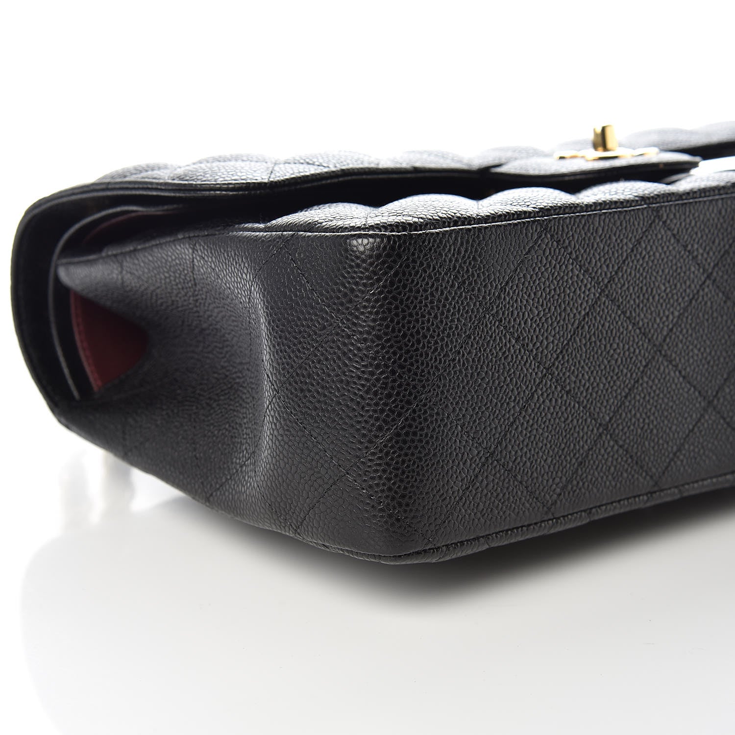Chanel Caviar Quilted Jumbo Double Flap Black 5 of 9