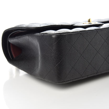 Chanel Caviar Quilted Jumbo Double Flap Black 5 of 9