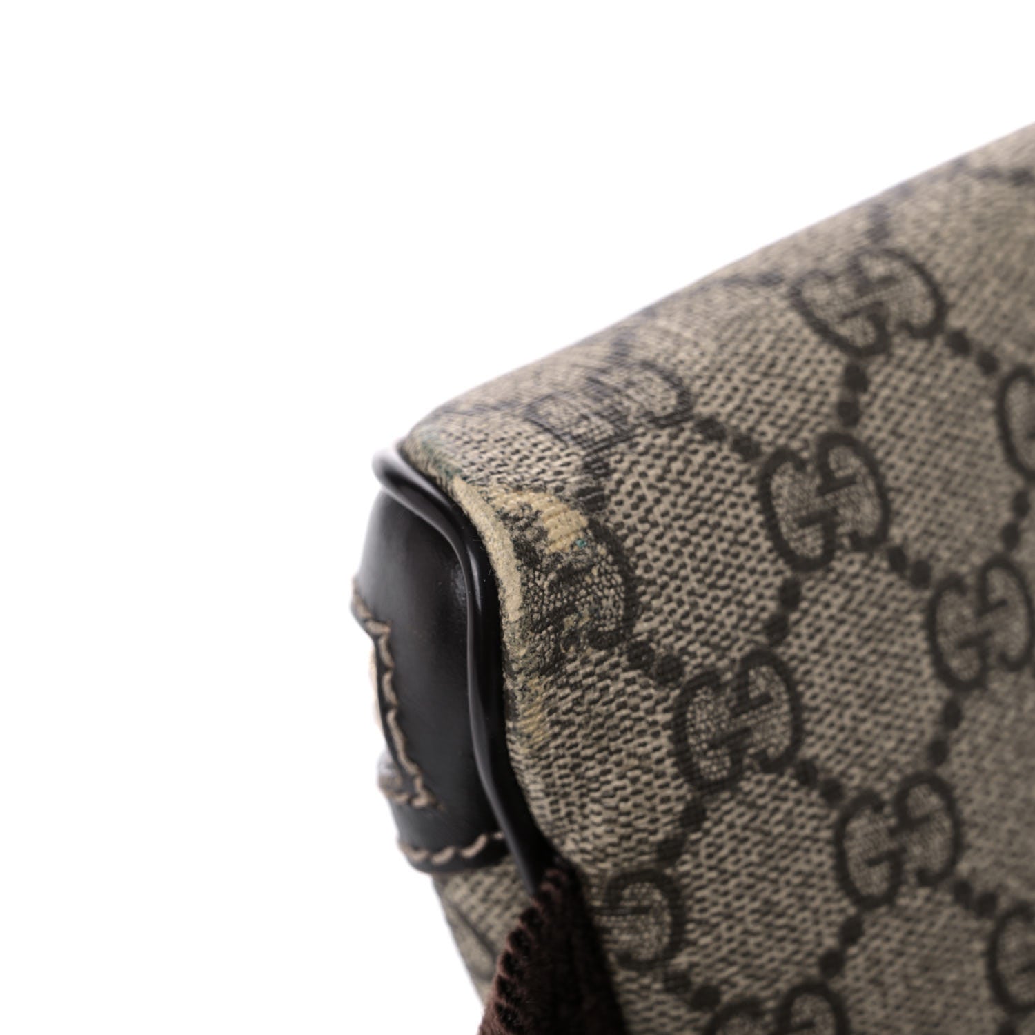 Gucci GG Supreme Monogram Belt Bag Dark Brown 22 of 26