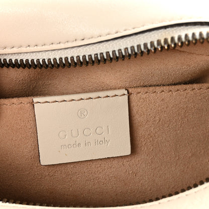 Gucci Calfskin Matelasse Small GG Marmont Chain Shoulder Bag White 6 of 10