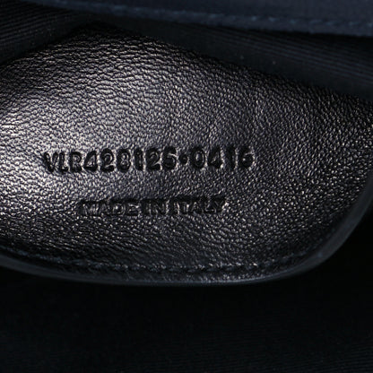 Saint Laurent Sheepskin Tri-Quilt Monogram Medium Soft Envelope Bag Deep Marine 7 of 10