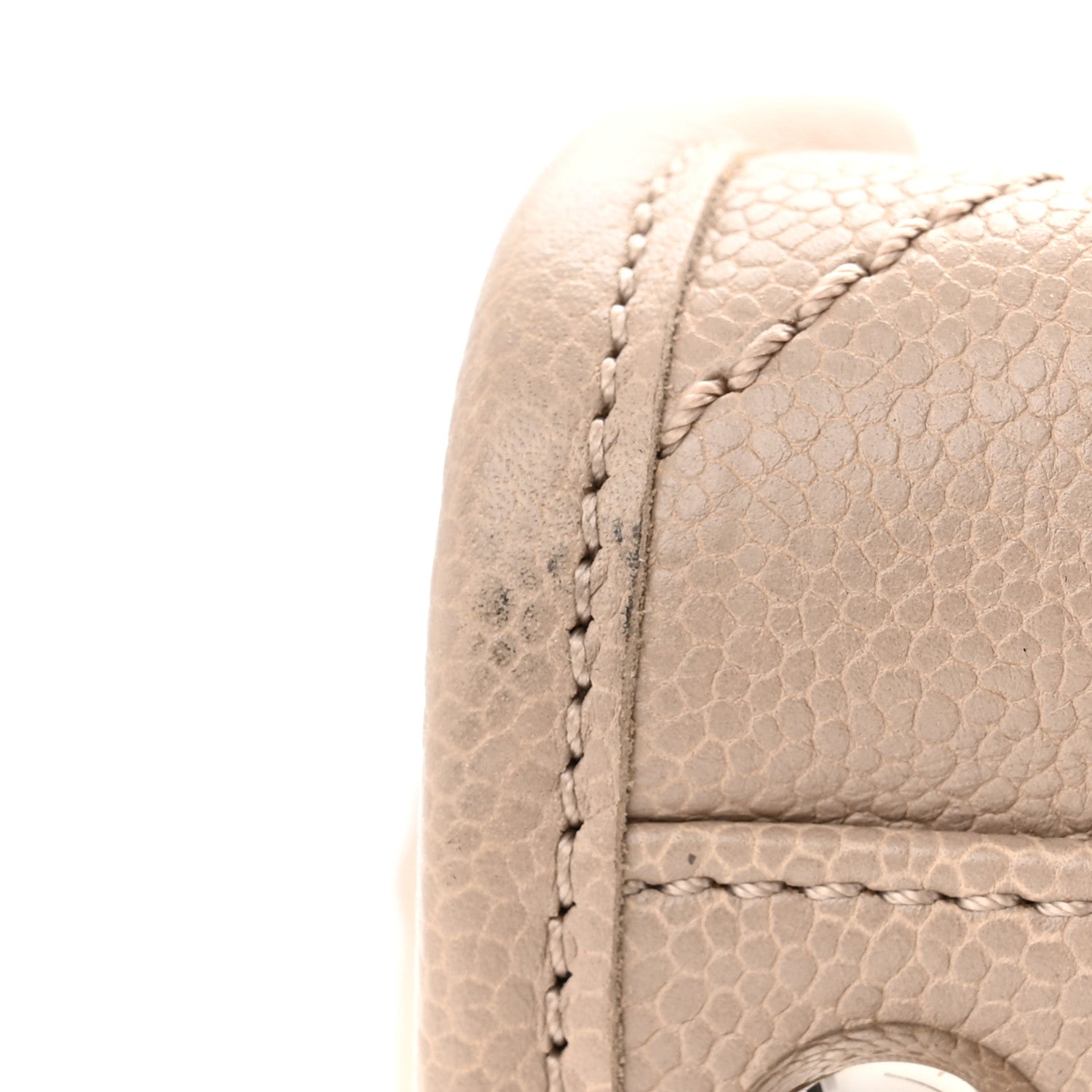 Chanel Caviar Quilted Deauville Bowling Bag Beige 11 of 12