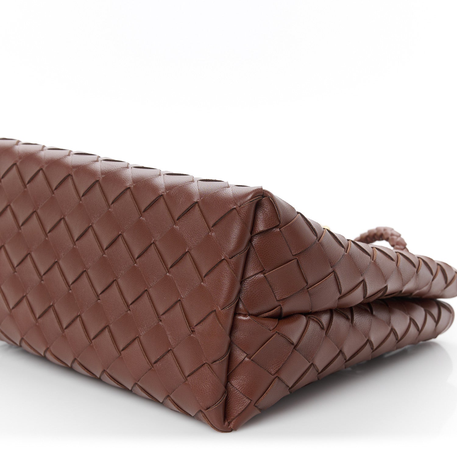 Bottega Veneta Nappa Intrecciato Small Andiamo Shoulder Bag Sapele 10 of 10