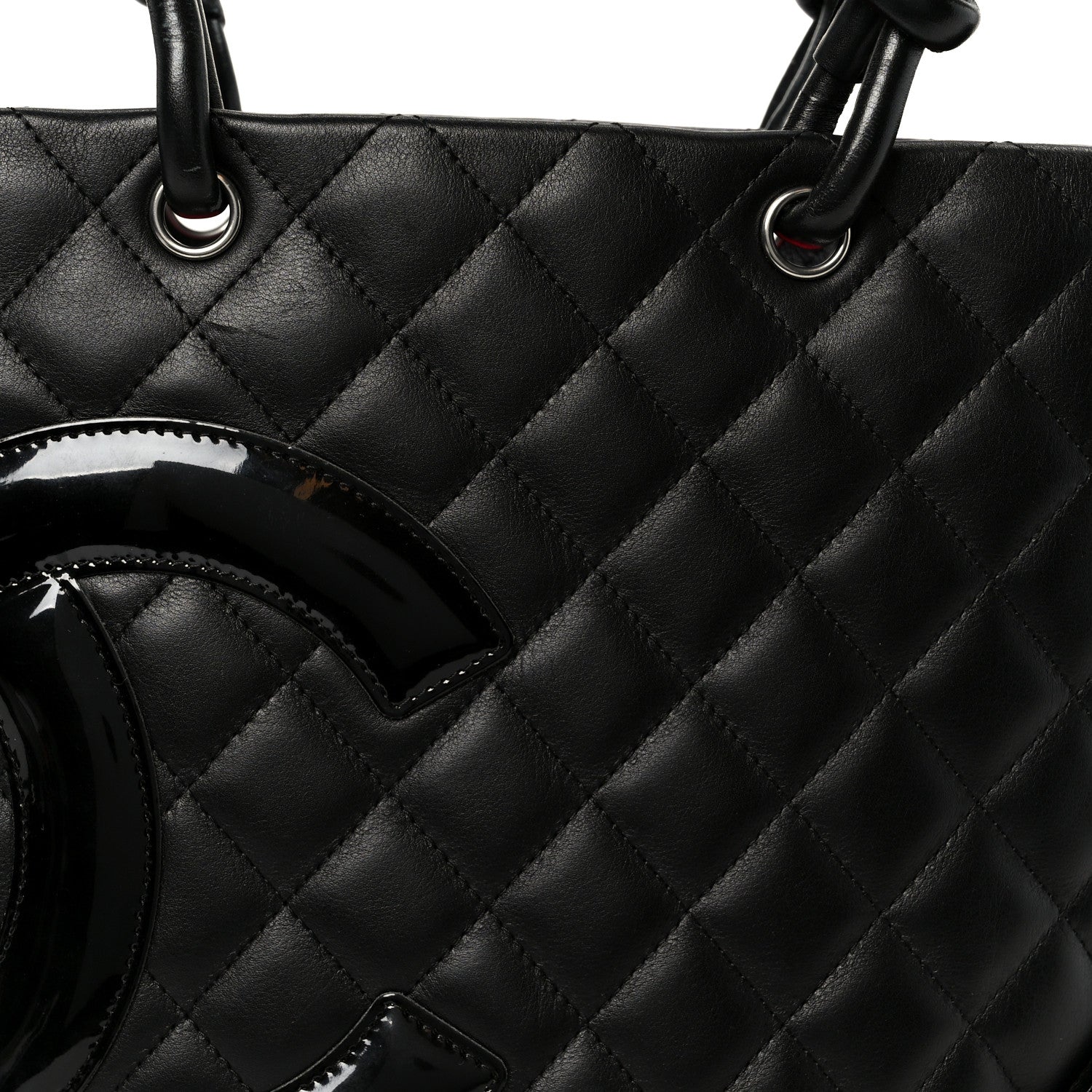 Chanel Calfskin Quilted Medium Cambon Tote Black 8 of 10
