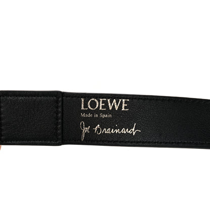 Loewe X JOE BRAINARD Calfskin Words Print Thin Strap Black 4 of 9