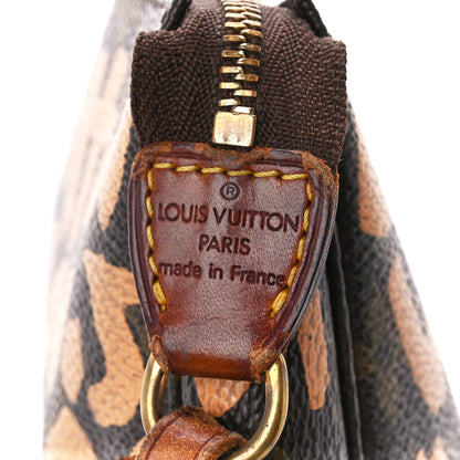 Louis Vuitton Monogram Graffiti Pochette Accessories Peach 8 of 12