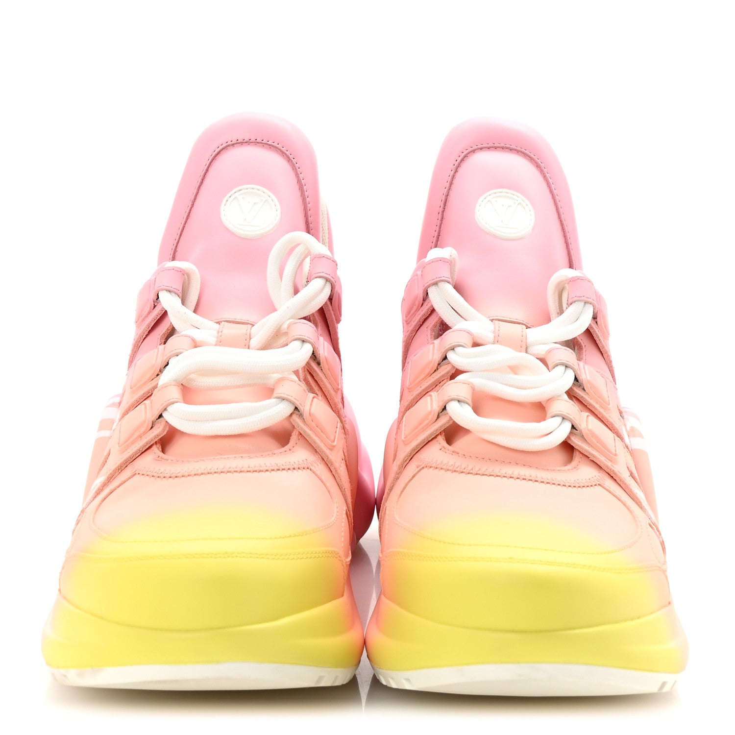Louis Vuitton Calfskin LV Archlight Sneakers 39.5 Pink 3 of 10