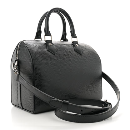 Louis Vuitton Epi Speedy Bandouliere 25 Black 3 of 10