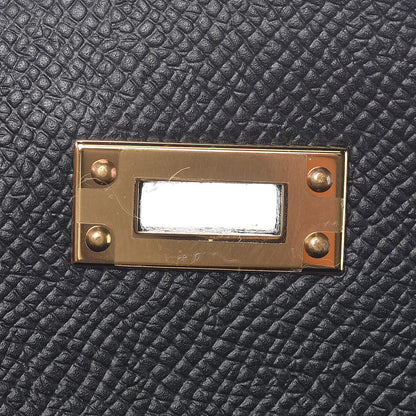 Hermes Epsom Kelly Sellier 25 Black 30 of 38