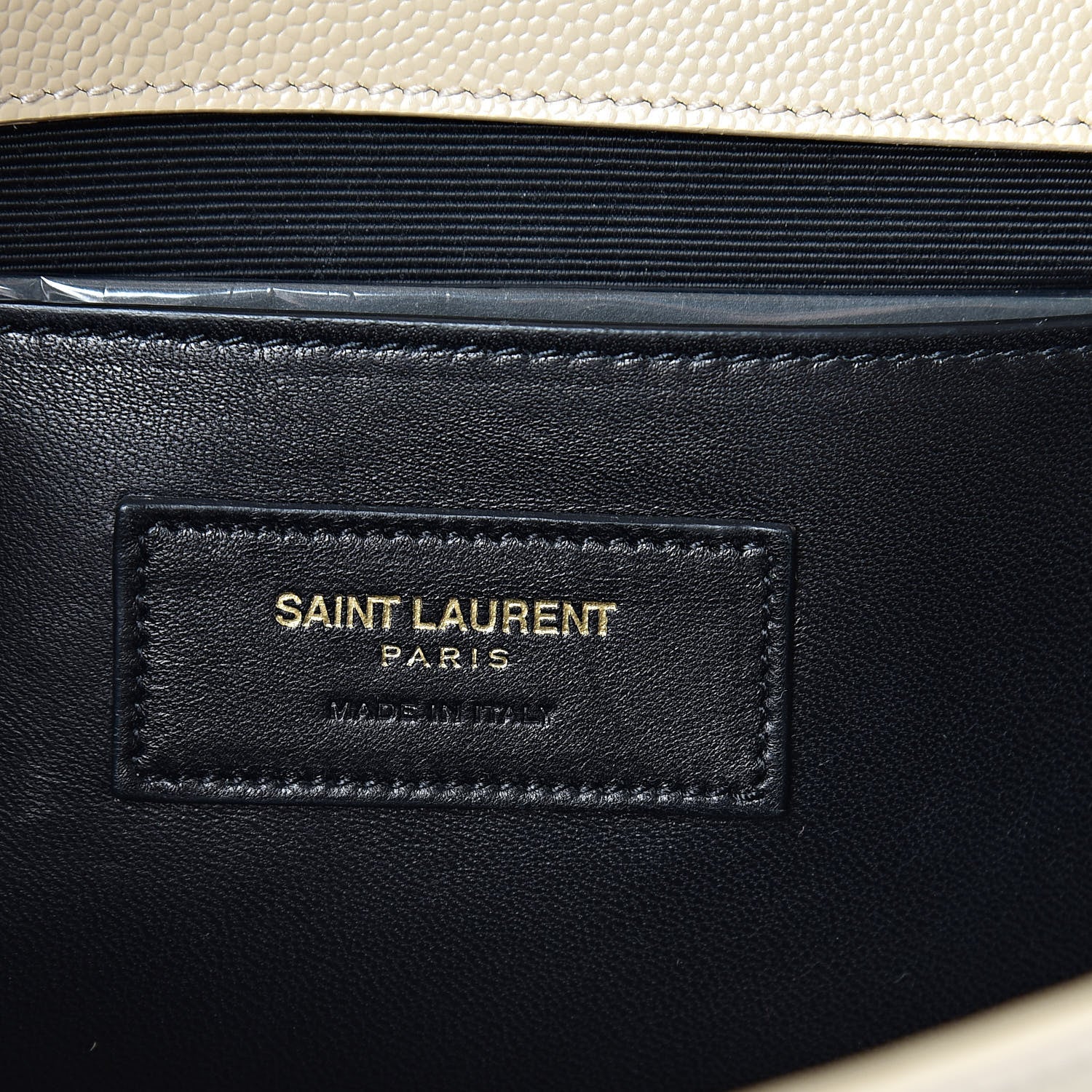 Saint Laurent Grain De Poudre Classic Monogram Cassandre Clutch Nude Powder 7 of 9