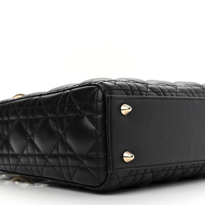 Christian Dior Lambskin Cannage Small My ABCDior Lady Dior Black 8 of 9