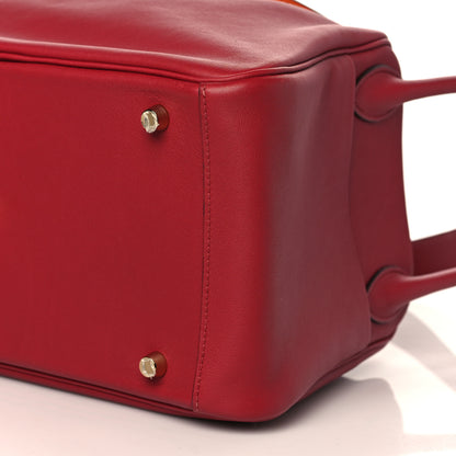 Hermes Swift Verso Lindy 30 Rouge Grenat Orange 8 of 9