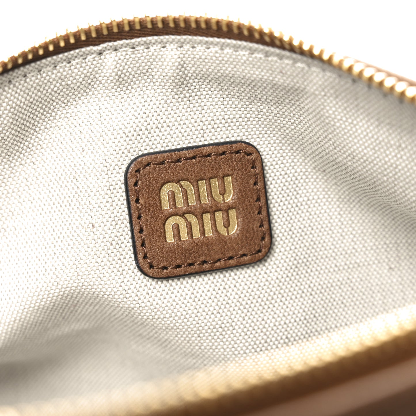 Nappa Aviator Mini Pouch Rovere