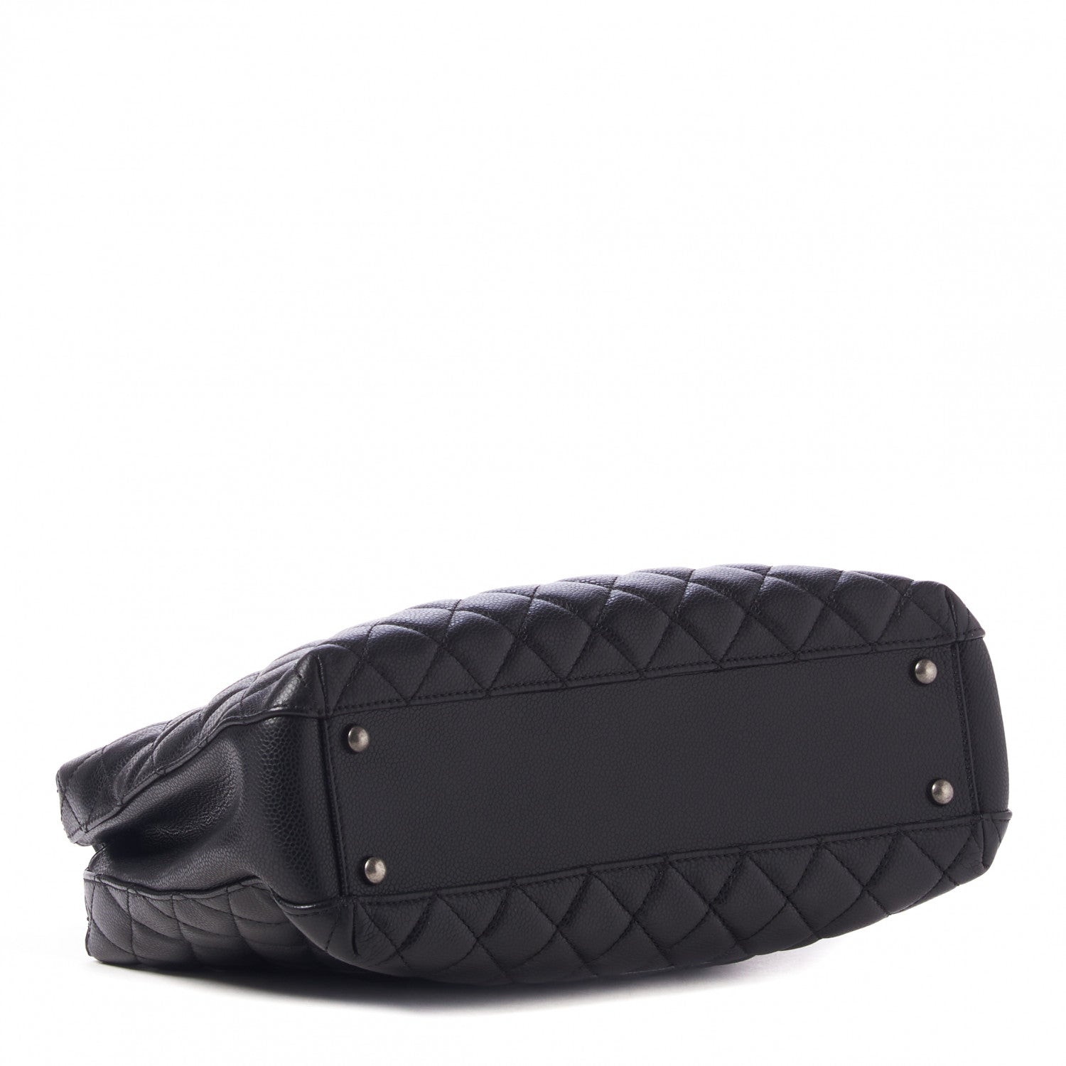 Chanel Caviar Quilted Small City Shopping Tote Black 4 of 9