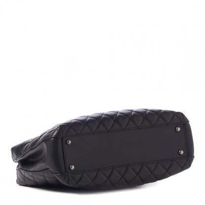 Chanel Caviar Quilted Small City Shopping Tote Black 4 of 9