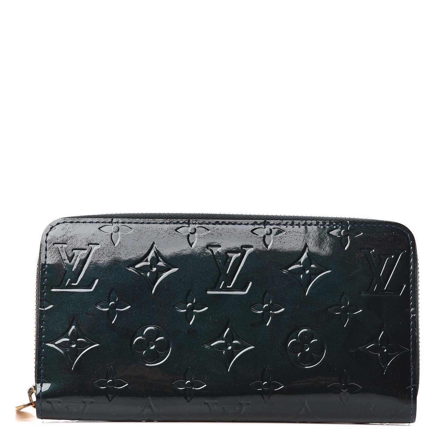 Louis Vuitton Vernis Zippy Wallet Blue Nuit 1 of 6