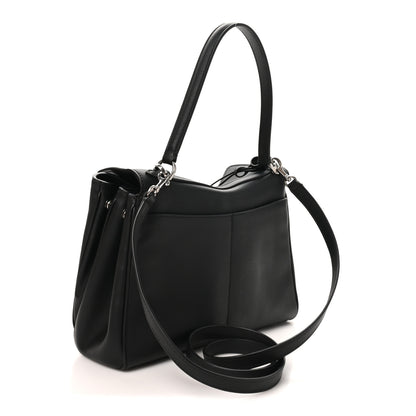 Balenciaga Natural Smooth Calfskin Small Rodeo Top Handle Handbag Black 3 of 10