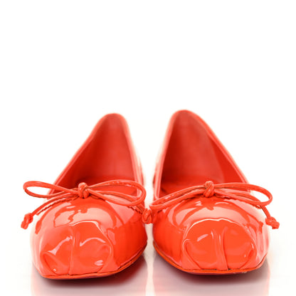Christian Louboutin Patent Mamadrague Flats 35 Sunrise 2 of 8