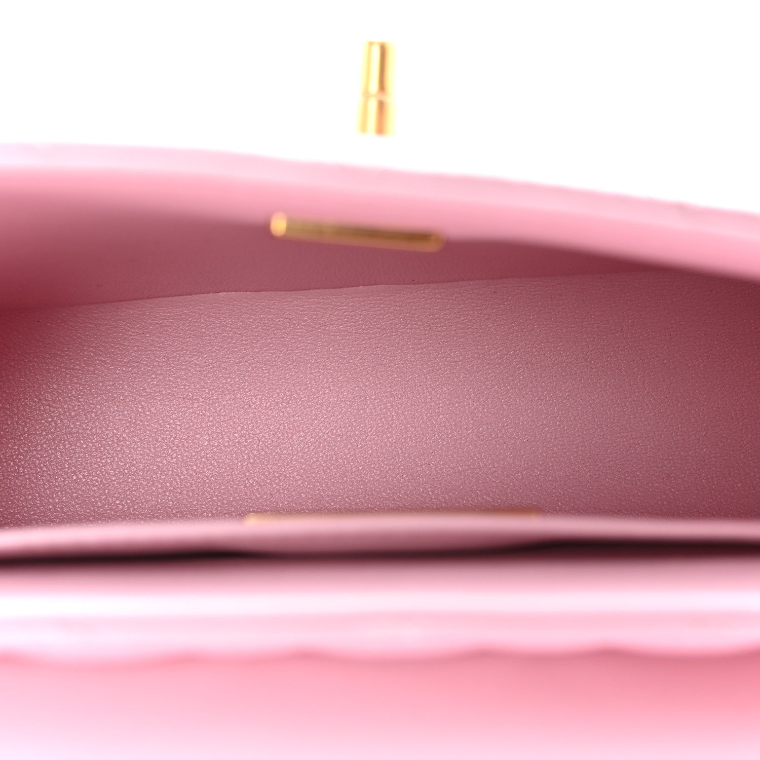 Chanel Lambskin Quilted Mini Flap Top Handle Bag Light Pink 5 of 11