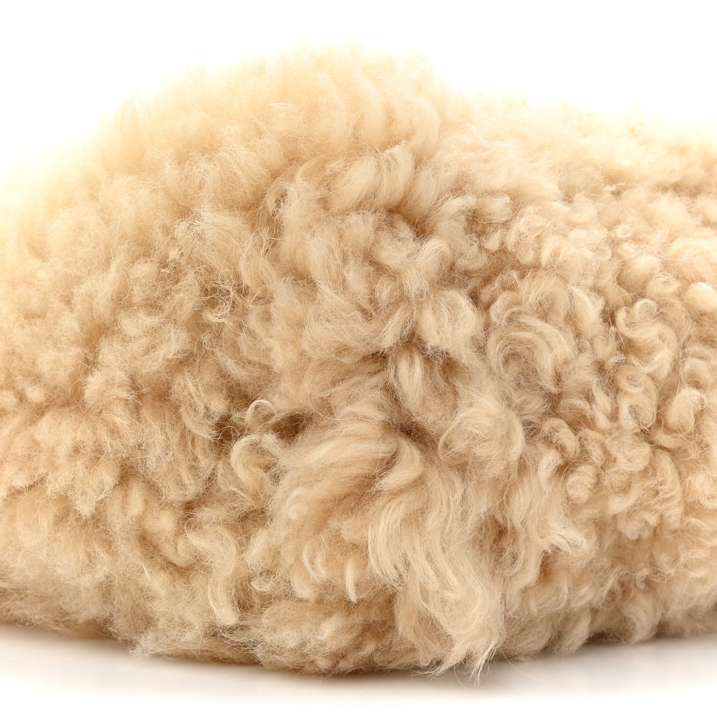 Shearling Shoulder Bag Natural