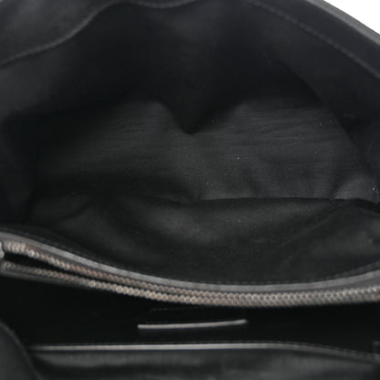 Saint Laurent Grain De Poudre Medium West Hollywood Monogram Fold-Over Black 5 of 11