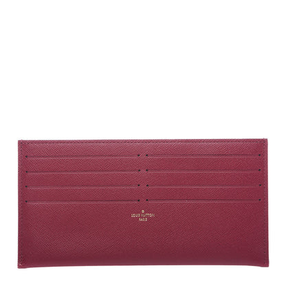 Louis Vuitton Calfskin Felicie Card Holder Insert Fuchsia 1 of 5