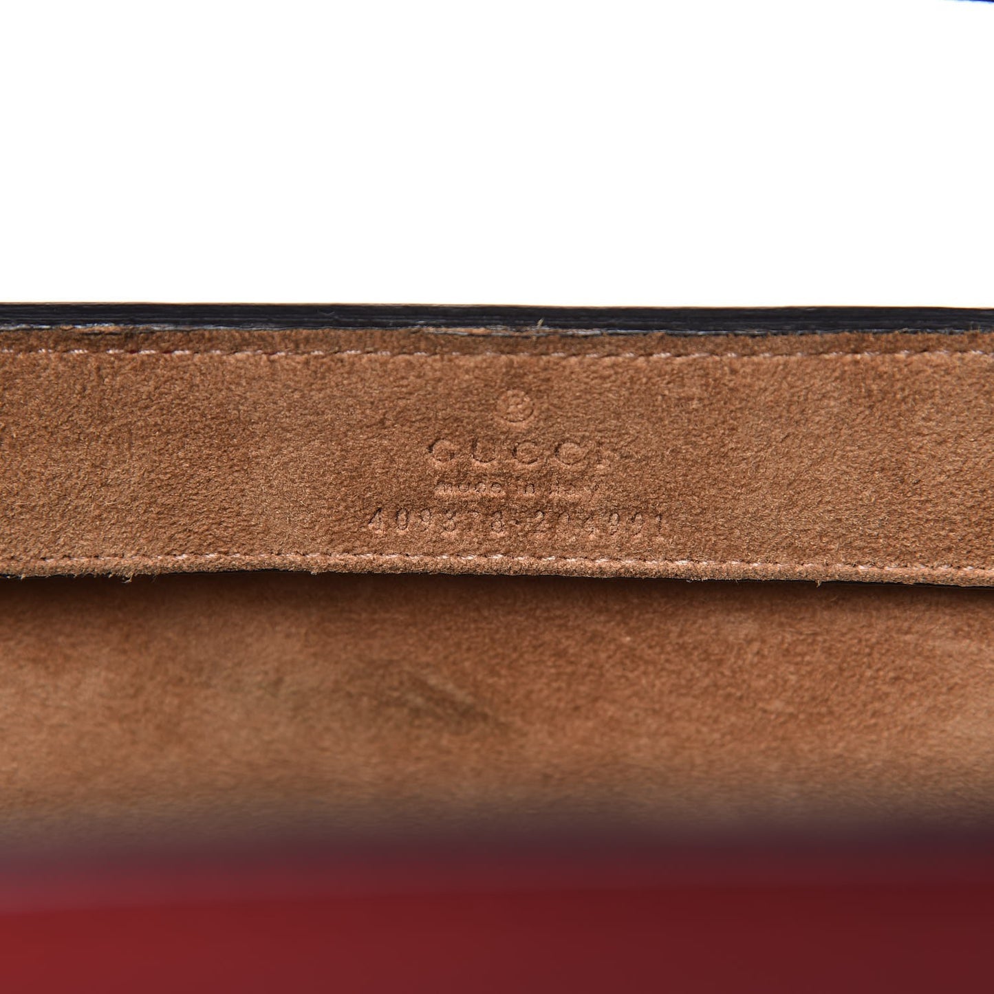 Calfskin Embossed Medium XL Tote Red