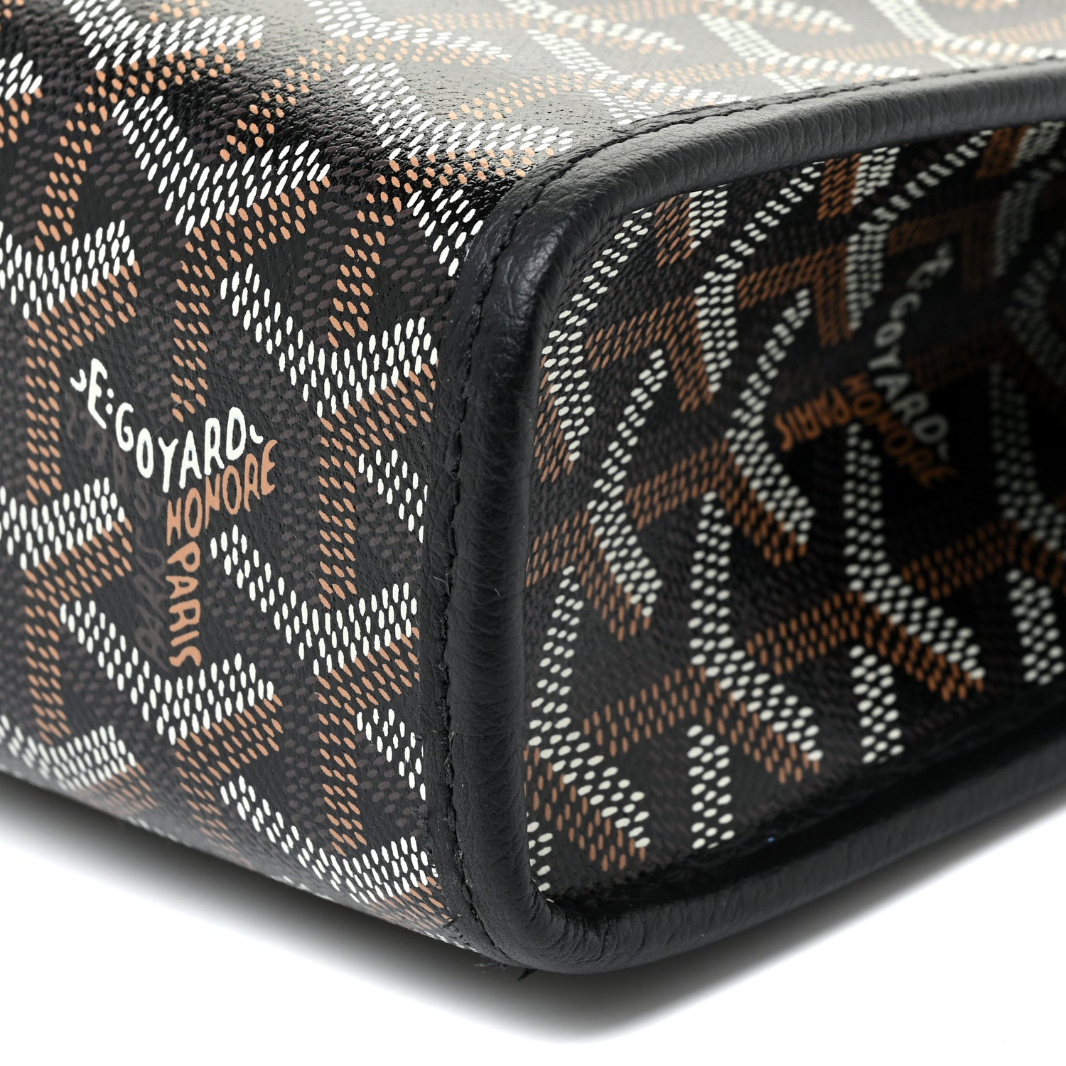Goyard Goyardine Jouvence MM Toiletry Pouch Black 8 of 8