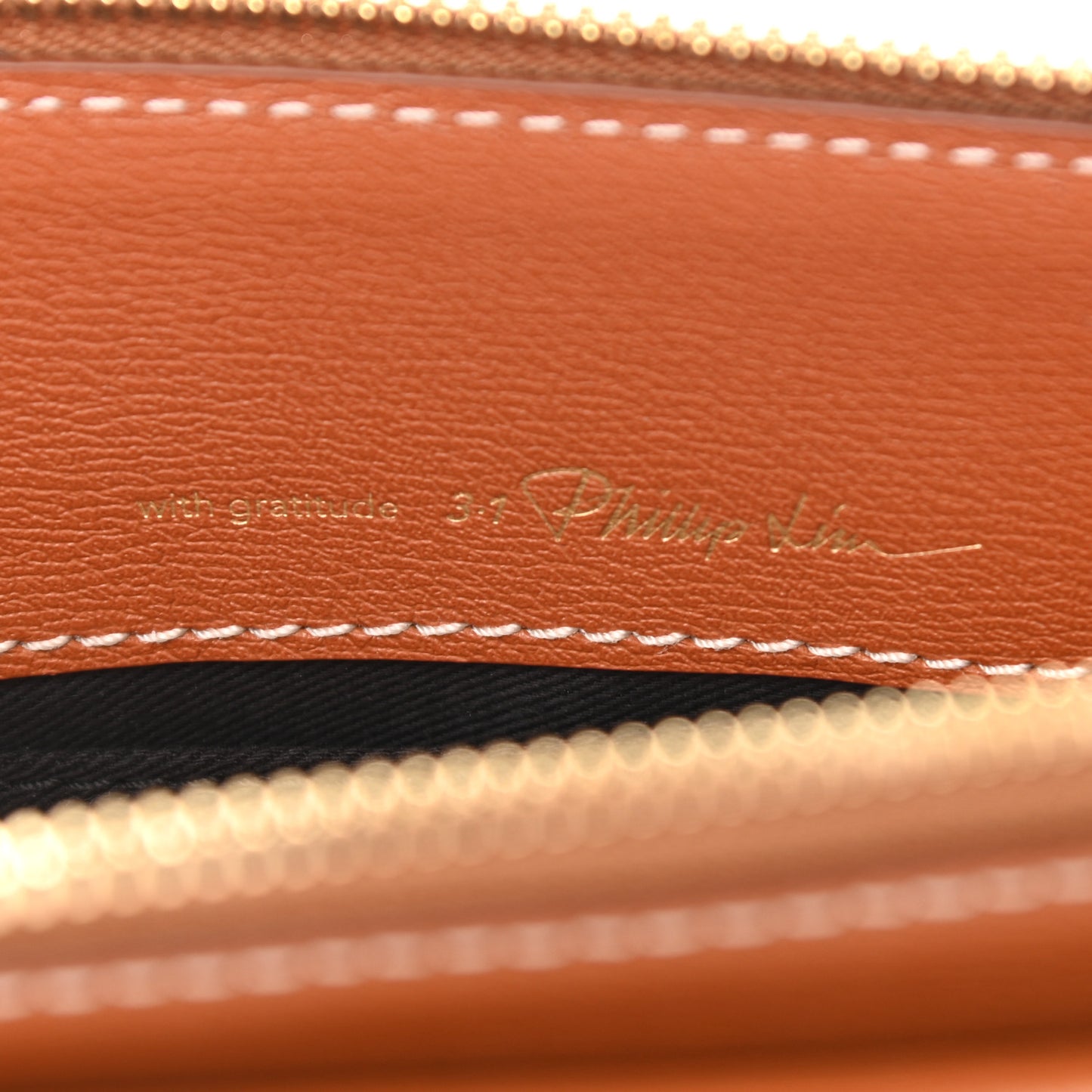 Calfskin Pashli Clutch Cognac