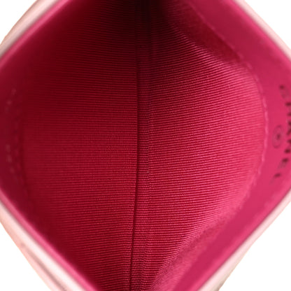 Chanel Lambskin Camellia Embossed Card Holder Pink 5 of 11